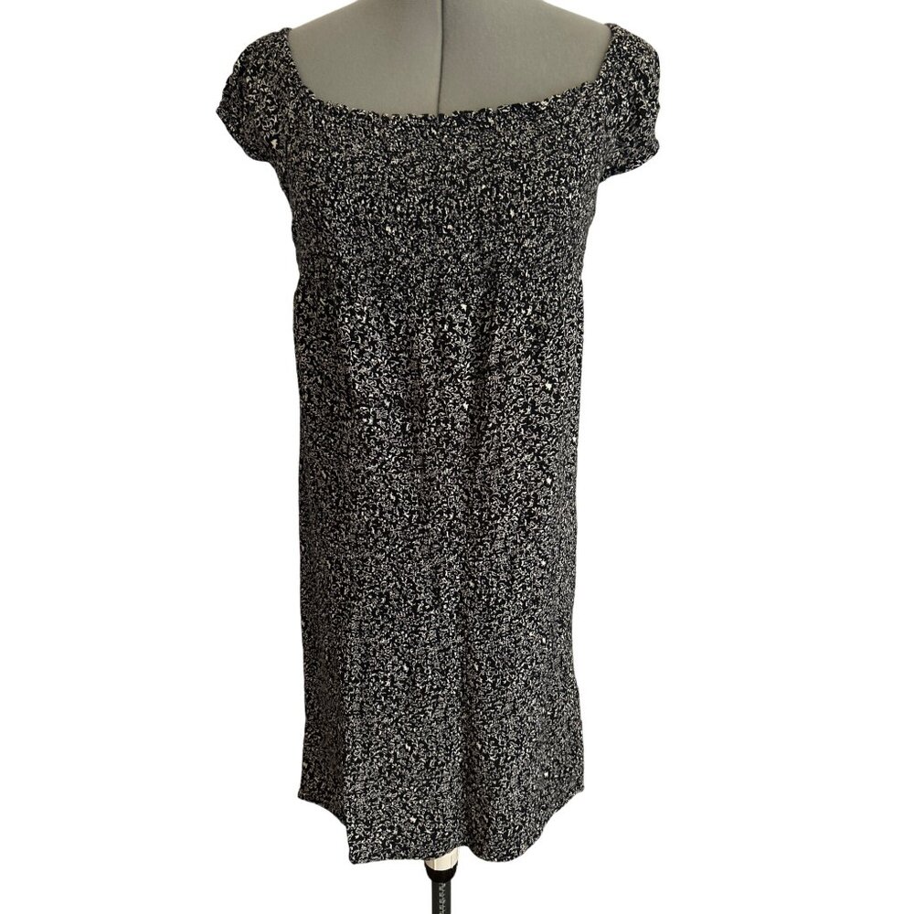 Motherhood Maternity Black & White Floral Dress S